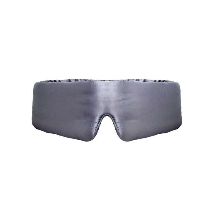 Silk Oversized Eyemask - Gunmetal