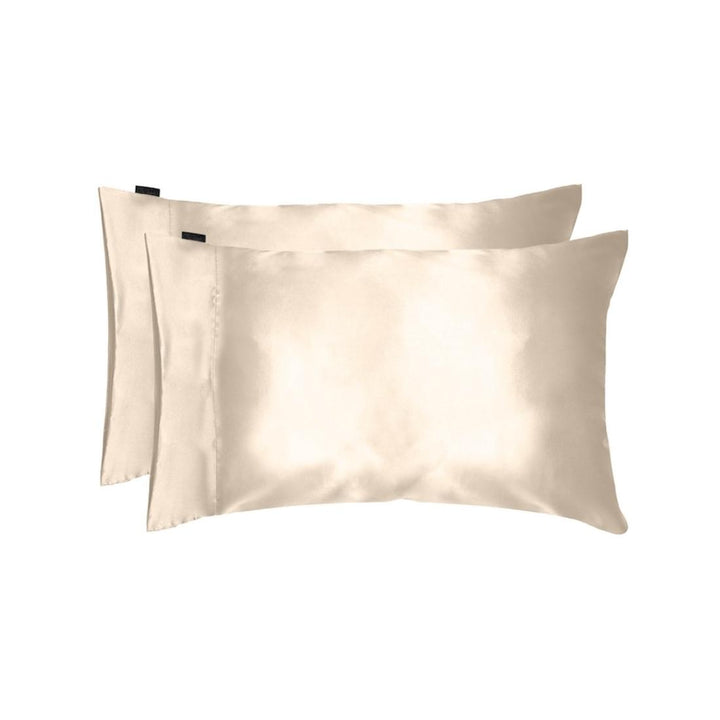 Satin Washable Pillowcase - 2 Pack - Champagne