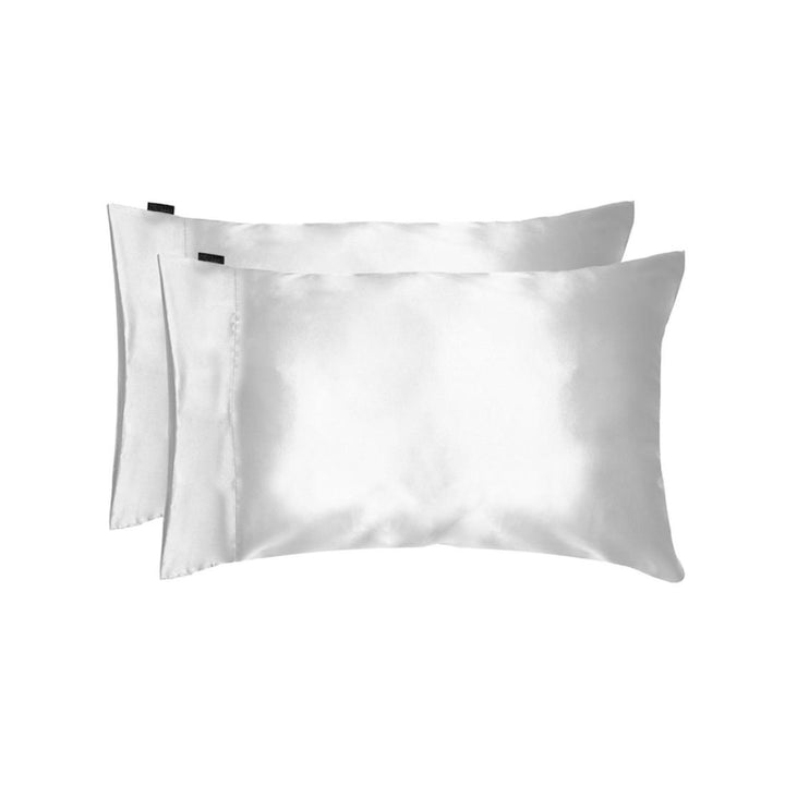 Satin Washable Pillowcase - 2 Pack - White